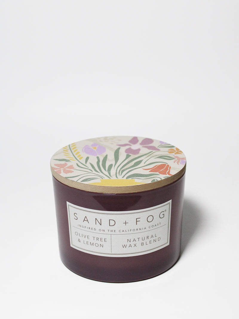 Olive Tree & Lemon 12 oz scented candle