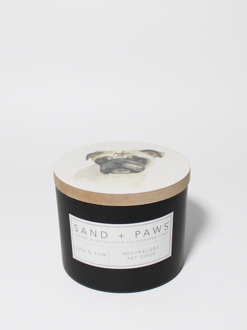 Sand + Paws Sun-n-Fun 12 oz scented candle
