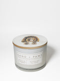 Sand + Paws Vanilla & Amber 12 oz scented candle
